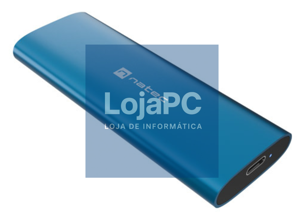 NATEC RHINO M.2 NVME LITE Caixa externa para unidade de estado sólido (SSD) Azul