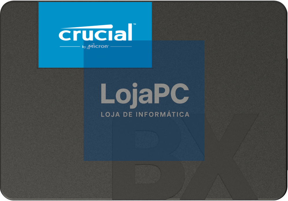Crucial CT500BX500SSD1 unidade de estado sólido 500 GB 2.5" Serial ATA III 3D NAND