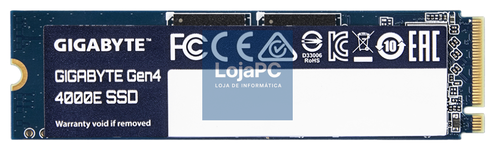 GIGABYTE Gen4 4000E 500 GB M.2 PCI Express 4.0 NVMe 3D NAND