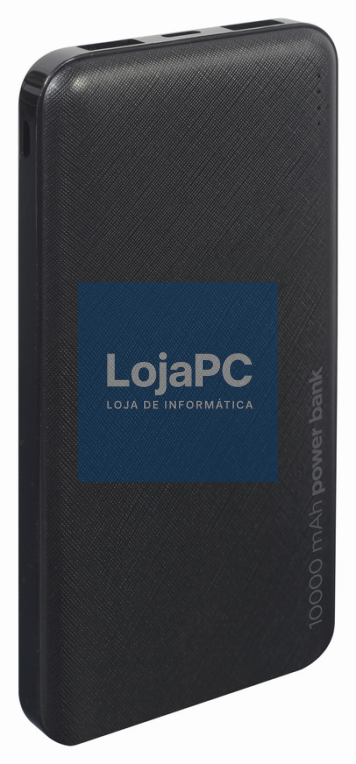Gembird PB10-02 powerbank Polímero de lítio 10000 mAh Preto