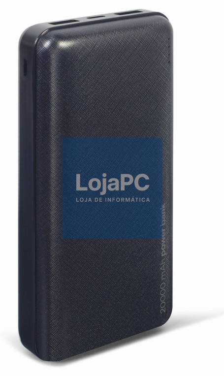 Gembird PB20-02 powerbank Polímero de lítio 20000 mAh Preto