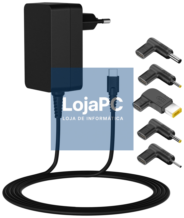 Leotec LENCSHOMETC45 carregador de dispositivo telemóvel Universal Preto Corrente alterna Carga rápida Interior