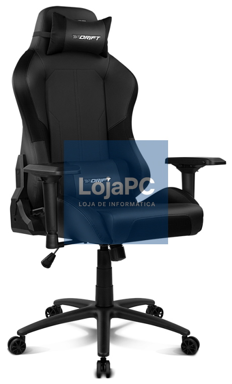 DRIFT DR250 Cadeira para videojuegos de PC Asiento acolchado tapizado Preto, Carbono