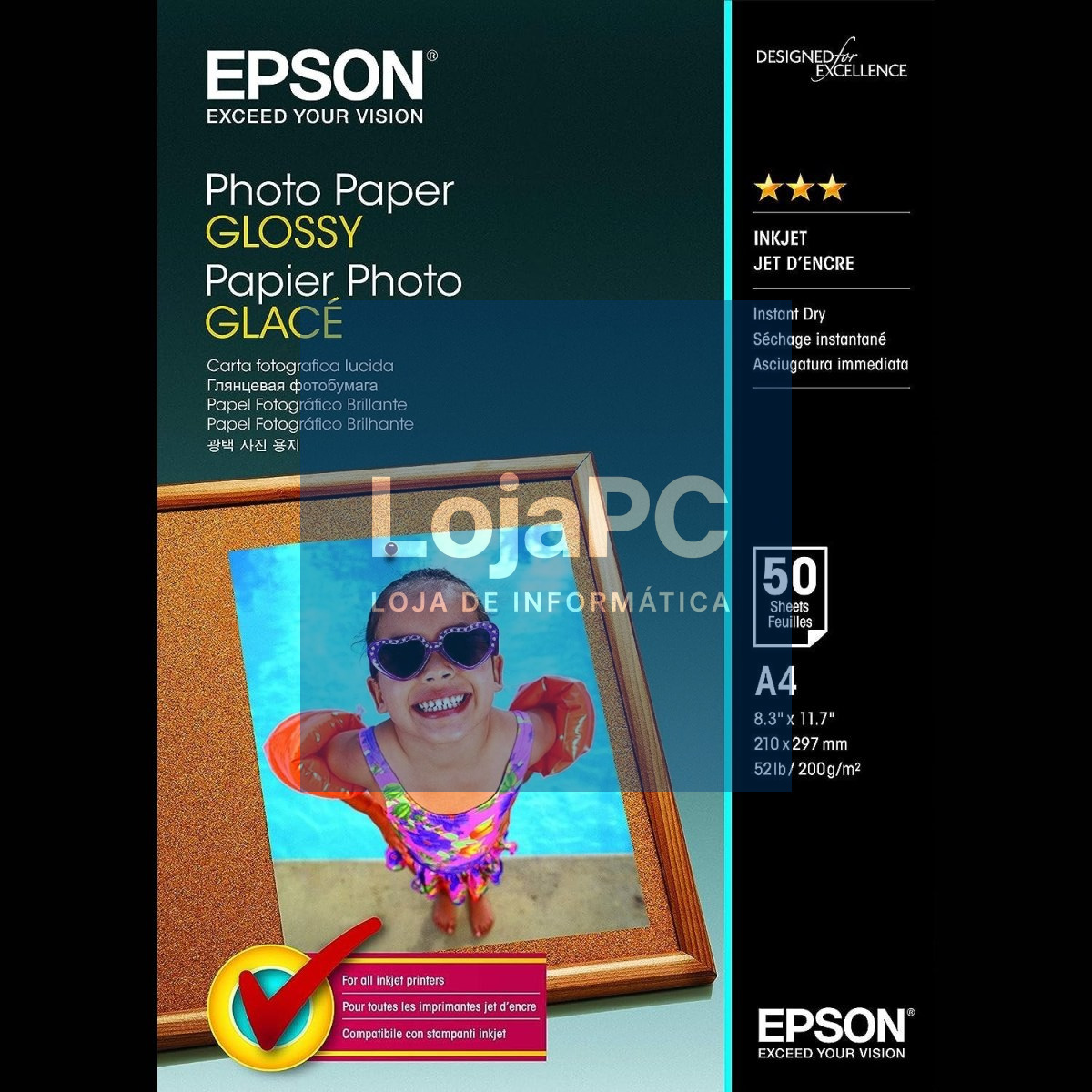 EPSON Photo paper glossy A4 50 sheets 1-pack
