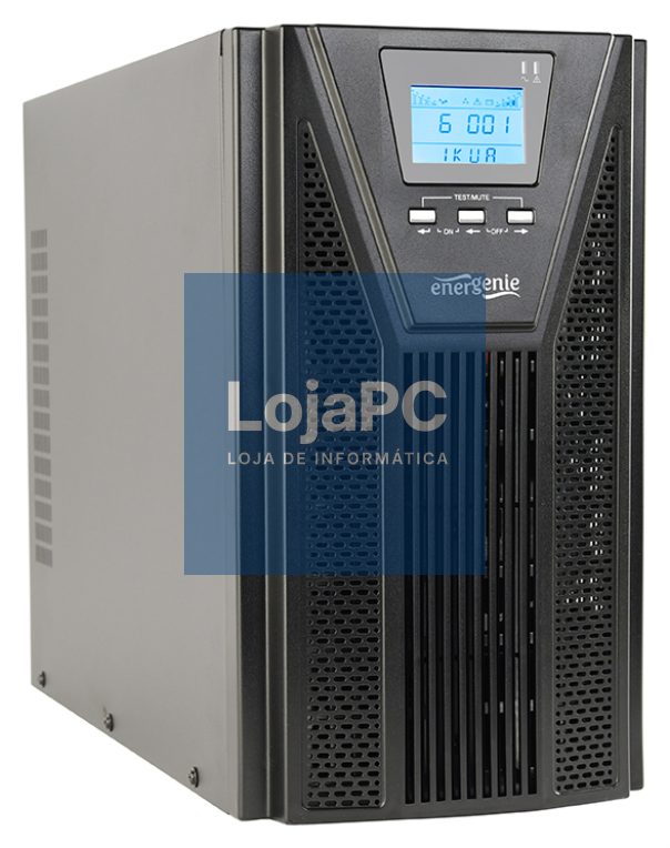 Gembird EG-UPSO-2000 uPS (UPS) Duplo conversión (en línea) 2 kVA 1800 W 5 saídas AC