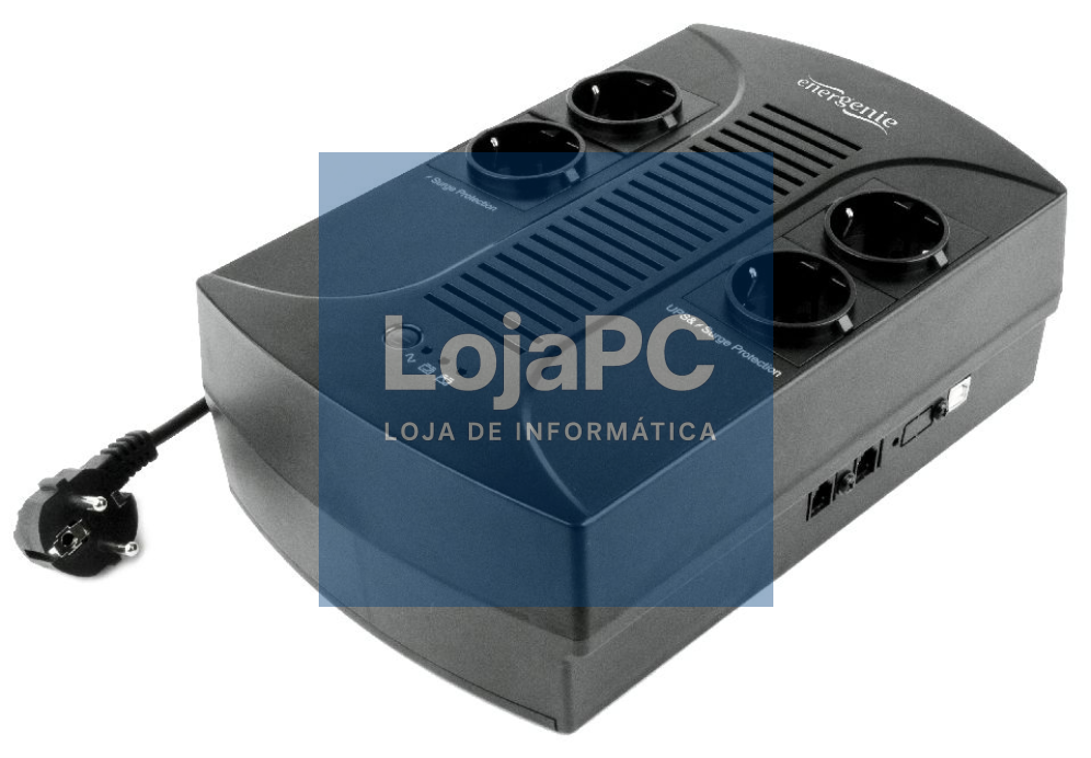 Gembird EG-UPS-002 uPS (UPS) 0,85 kVA 510 W 4 saídas AC
