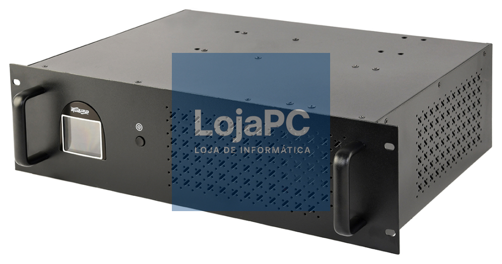 Gembird - Ups rack 19'' 3.4u 1500va, 4xiec 230v out, iec14 in,rj11, usb, lcd uPS (UPS) Línea interactiva 1,5 kVA 900 W 4 saídas AC