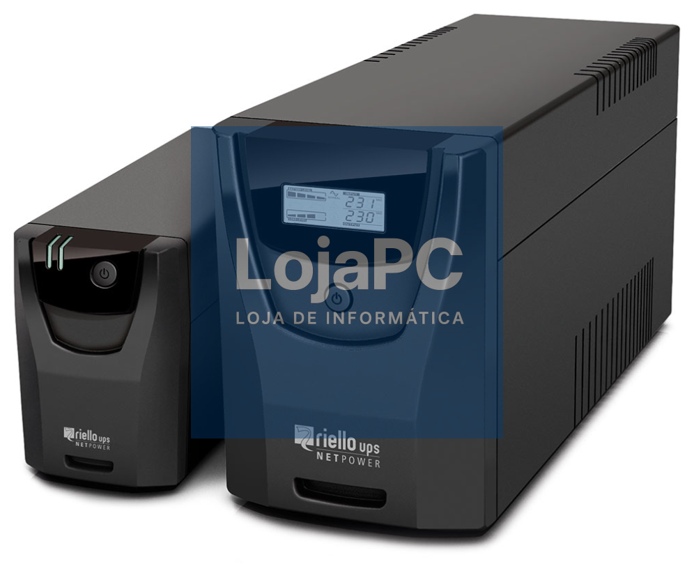 Riello Net Power uPS (UPS) Línea interactiva 0,6 kVA 360 W 4 saídas AC