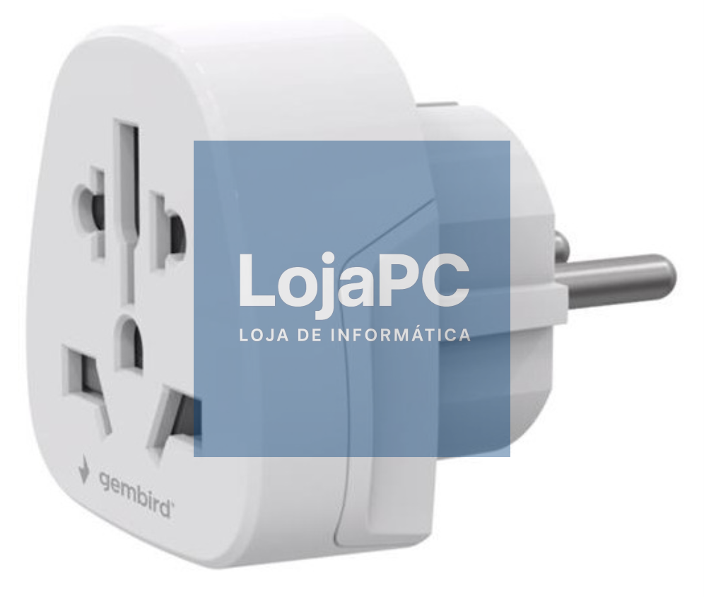 Gembird A-AC-EUMINTF adaptador de ficha eléctrico Tipo C (Europlug) Universal Branco
