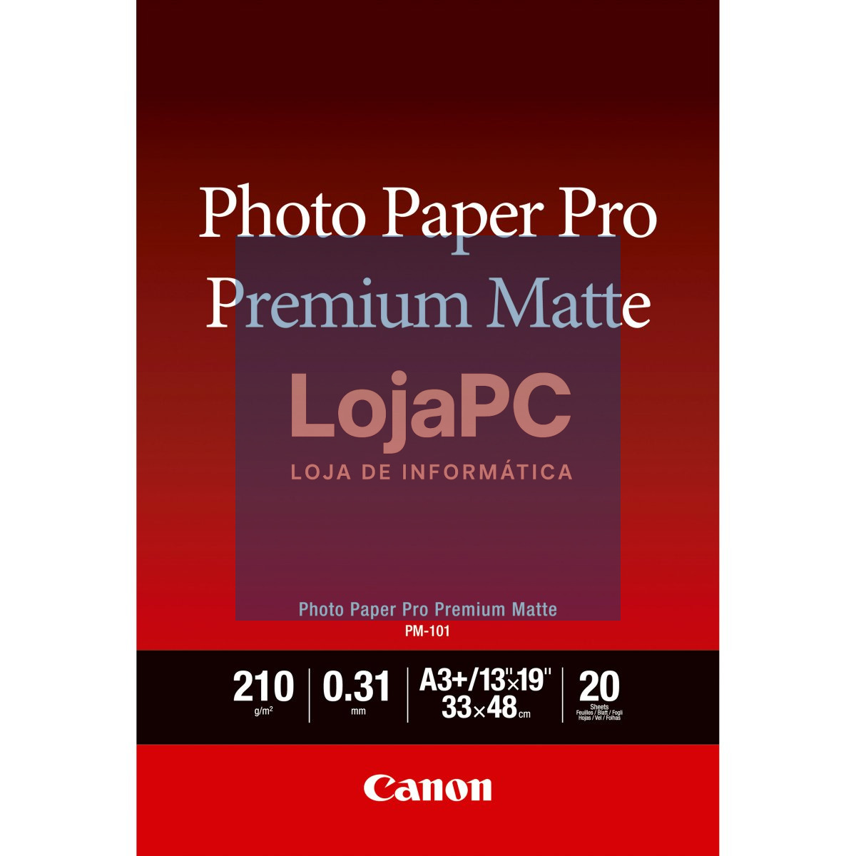 CANON Photo Paper Premium Matte A3+ 20 sheets