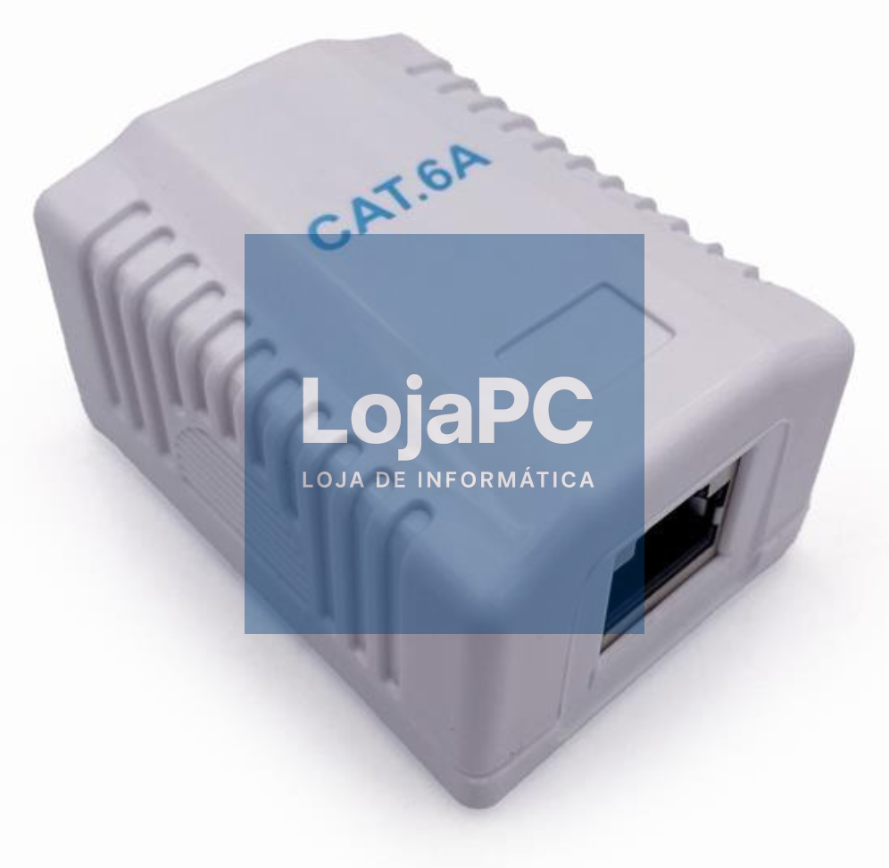 Gembird NCAC-1F6A-01 caixa de tomacorriente RJ-45 Branco