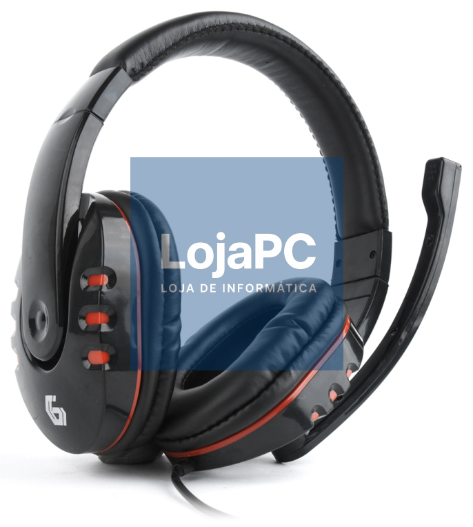 Gembird GHS-402 auscultador y casco Auscultadores Alámbrico Diadema Jogo Preto