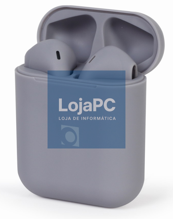 Gembird TWS-SEA-GW auscultador y casco Auscultadores sem fios Dentro de oído Chamadas/Música MicroUSB Bluetooth Cinzento