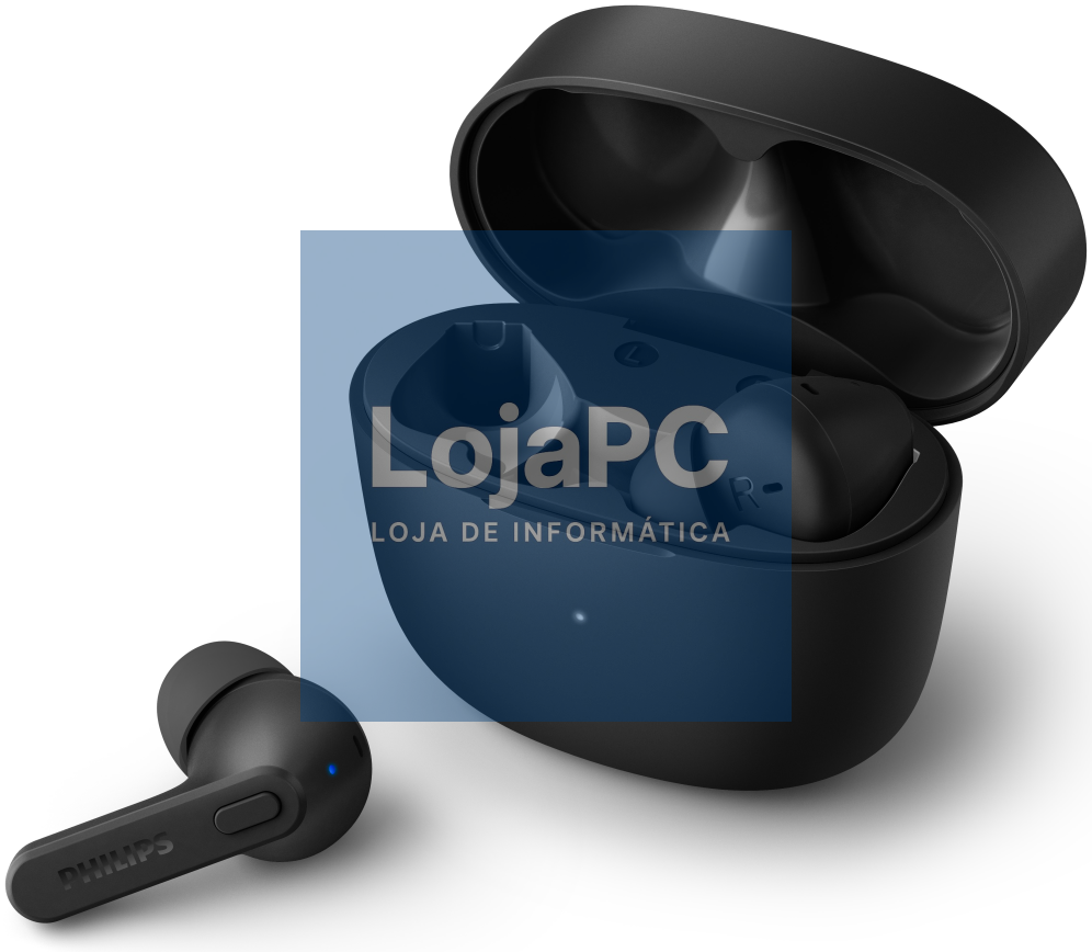Philips 2000 series TAT2206BK/00 auscultador y casco Auscultadores True Wireless Stereo (TWS) Dentro de oído Chamadas/Música Bluetooth Preto