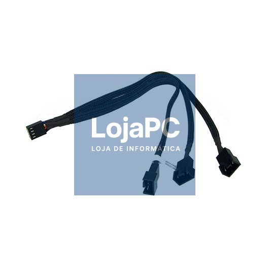 CABLE 3 TO 1 PWM Phobya 30 CM BLACK