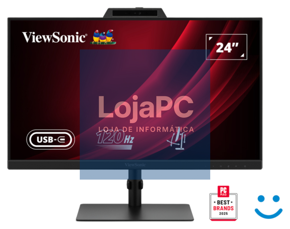 Viewsonic VG2441V monitor para videoconferencias 61 cm (24") LED 1920 x 1080 Pixeles Full HD