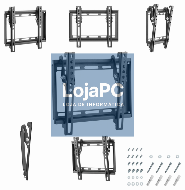 Gembird WM-42T-04 suporte para TV 106,7 cm (42") Preto