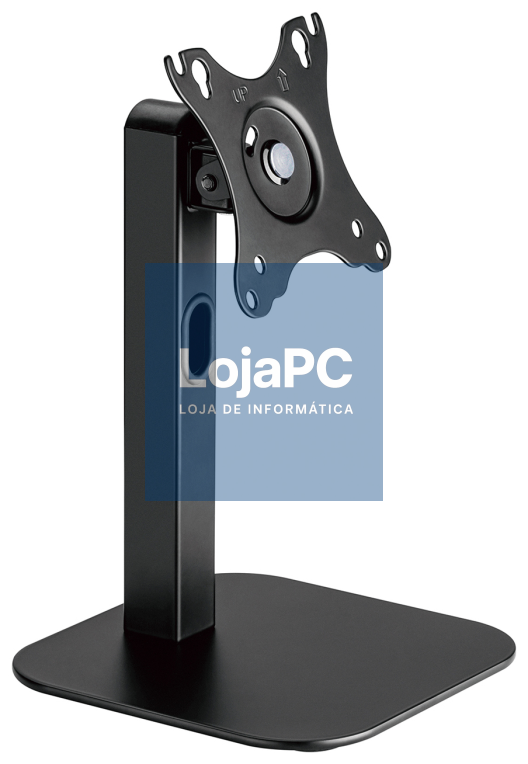 AISENS Suporte de mesa Eco Rotativo e Inclinável para Monitor/POS 2.5kg de 10"-24", Preto