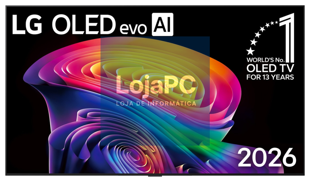 LG OLED evo AI OLED65C64LA 165,1 cm (65") 4K Ultra HD Smart TV Wifi Preto