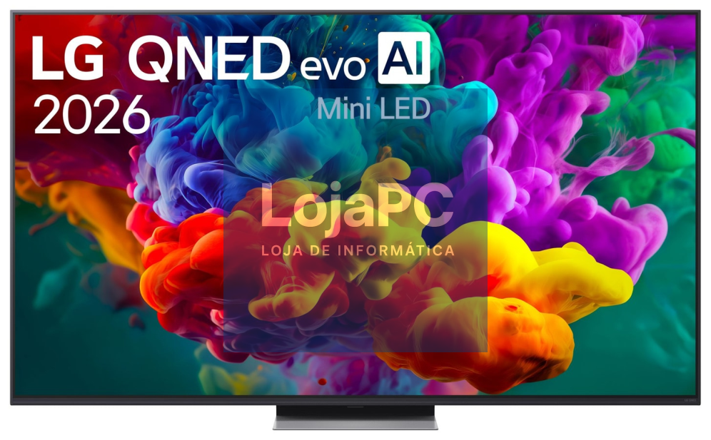 LG QNED evo AI MiniLED 65QNED86B6B 165,1 cm (65") 4K Ultra HD Smart TV Wifi Preto