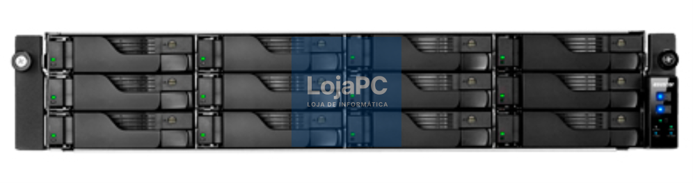 Asustor AS7112RDX NAS Bastidor (2U) Intel Xeon E E-2224 8 GB Preto