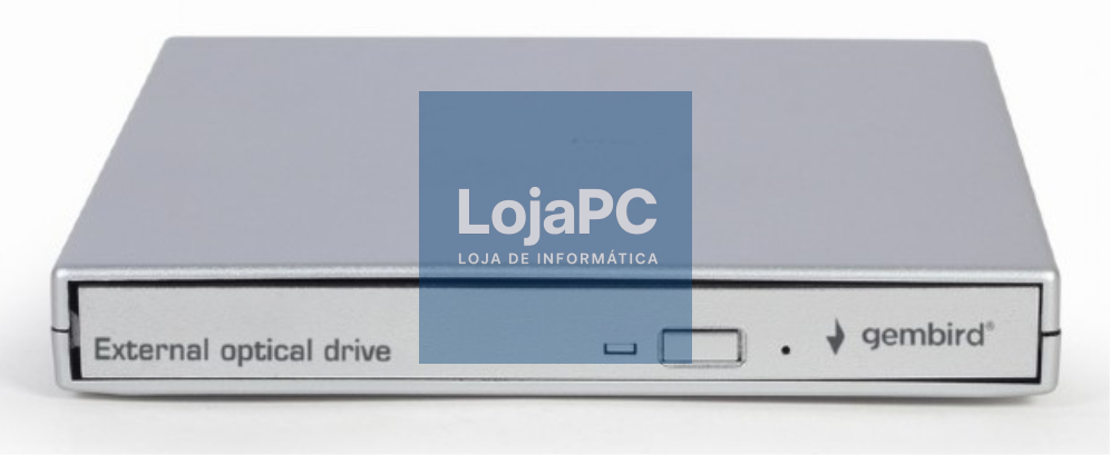 Gembird DVD-USB-021-SV unidade de disco óptico DVD±RW Prateado