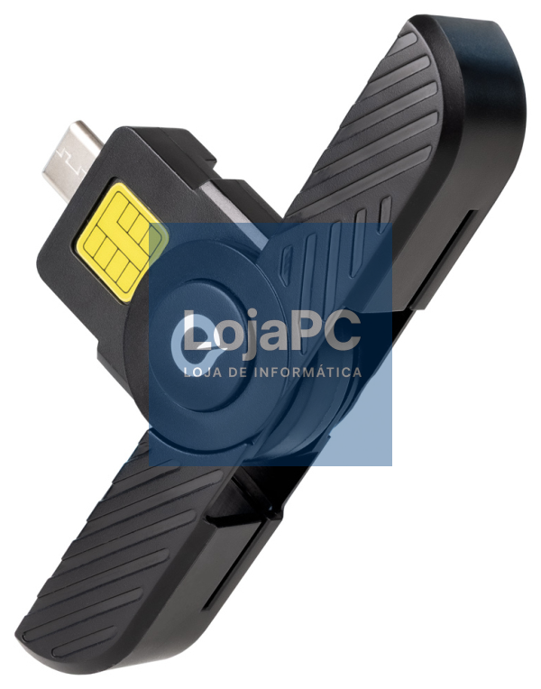 TooQ TQR-3011B leitor de cartão inteligente USB Tipo C