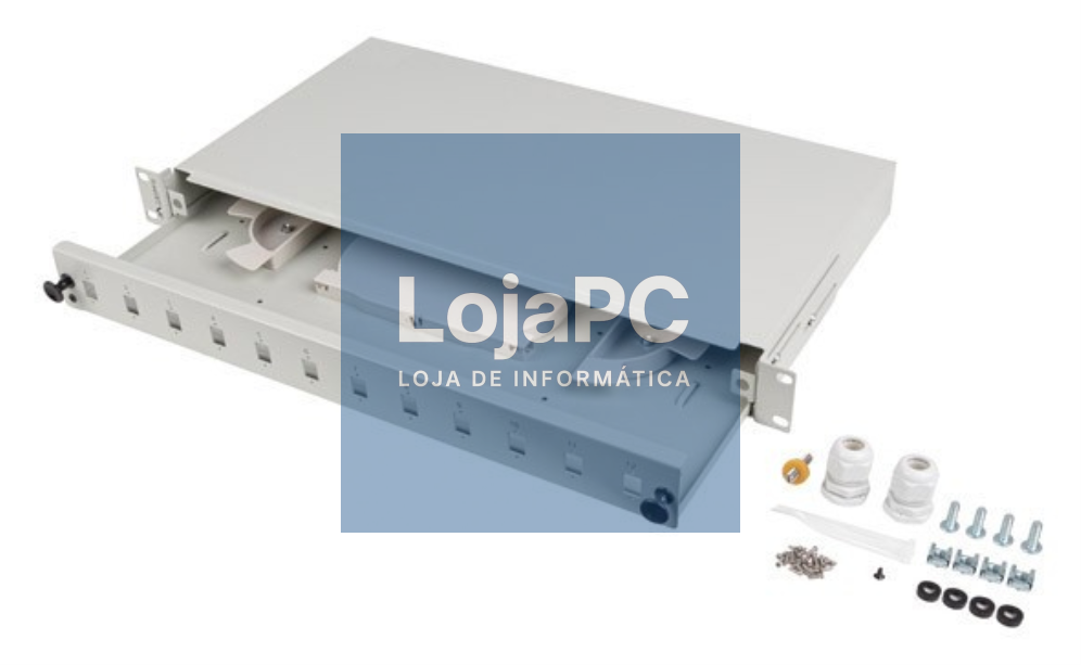 Lanberg FOP1-12SS-LDS acessório de bastidor Panel de ligação tipo-D