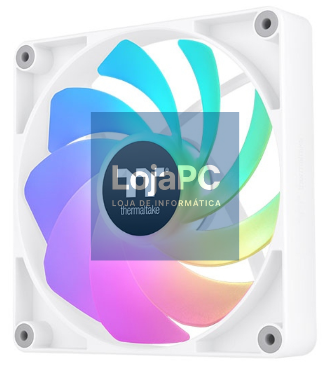 Thermaltake CT120 Reverse ARGB Capa del computador Ventoinha 12 cm Branco 2 pieza(s)