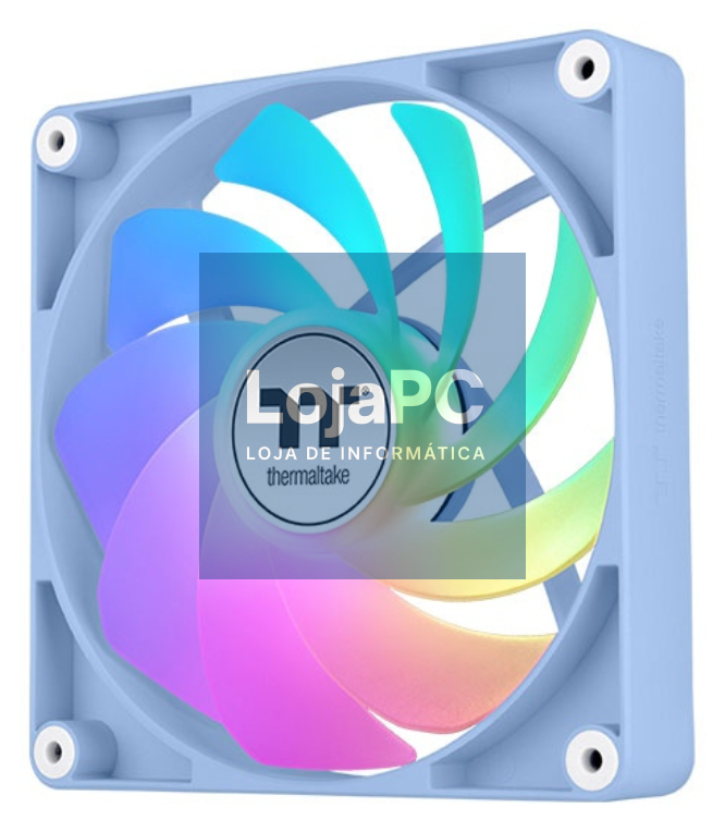 Thermaltake Fan Hydrangea Blue CT120 Capa del computador Ventoinha 12 cm Azul, Branco 2 pieza(s)