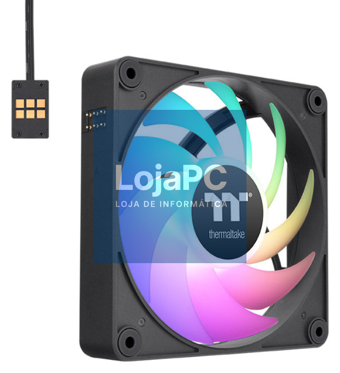 Thermaltake CL-F182-PL14SW-A sistema de refrigeração para computador Capa del computador Ventoinha 14 cm Preto 3 pieza(s)