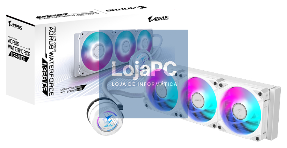 GIGABYTE AORUS WATERFORCE II 360 ICE Refrigerador de CPU líquido AIO