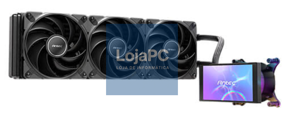 Antec VORTEX VIEW 360 Processador Sistema de refrigeração líquida todo en uno 12 cm Preto 1 pieza(s)