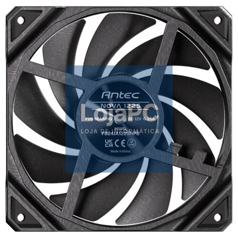 Antec Nova Capa del computador Ventoinha 12 cm Preto 1 pieza(s)