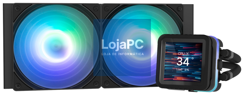 Zalman ALPHA2 DS A24 BLACK sistema de refrigeração para computador Processador Sistema de refrigeração líquida todo en uno 12 cm Preto 1 pieza(s)
