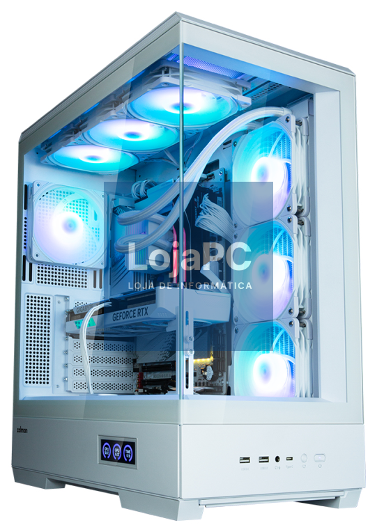 Zalman P50 DS White Midi Tower Branco