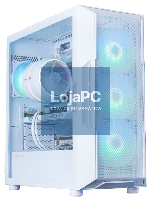 Zalman i3 NEO ARGB V2 WHITE Midi Tower Branco
