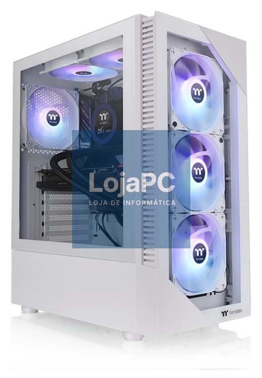 Thermaltake View 200 TG Snow ARGB Midi Tower Branco