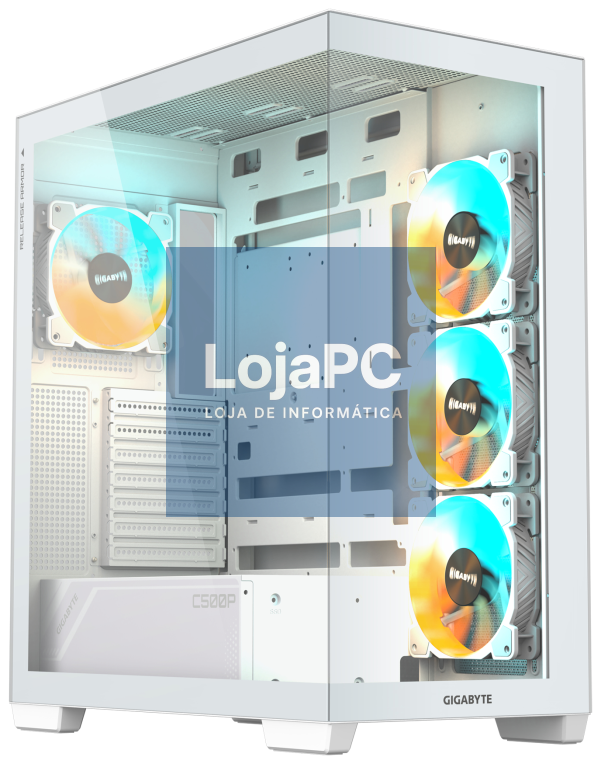 GIGABYTE C500 PANORAMIC STEALTH Midi Tower Branco