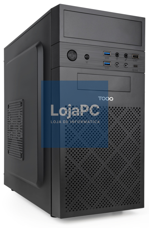 TooQ Caixa Mini-torre Micro-ATX “ISOBOX ULTRA”, Preta