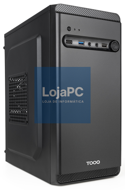 TooQ Caixa Mini-torre Micro-ATX “DODEKA ULTRA” Preta