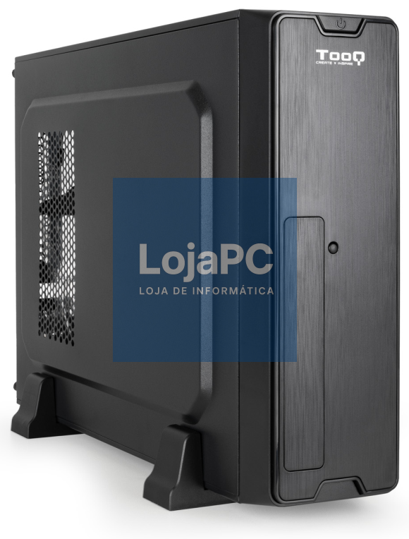 TooQ Caixa Slim Micro-ATX TQC-3007U3C-B, Preta
