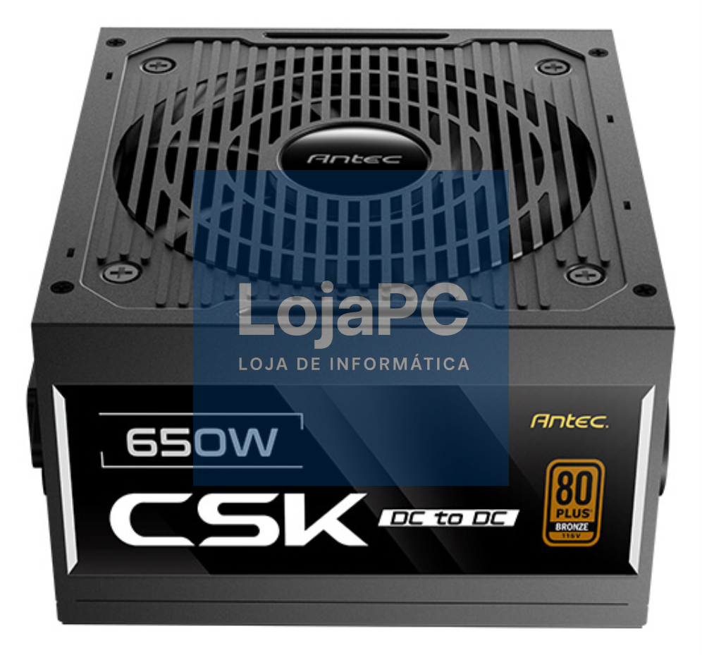 Antec CSK650DC EC unidade de fonte de alimentação 650 W 20+4 pin ATX ATX Preto