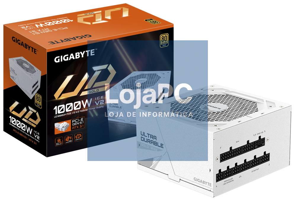 GIGABYTE UD1000GM PG5 V2 ICE Fonte de alimentação