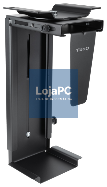 TooQ Suporte Metálico para CPU para Secretária/Parede, Preto