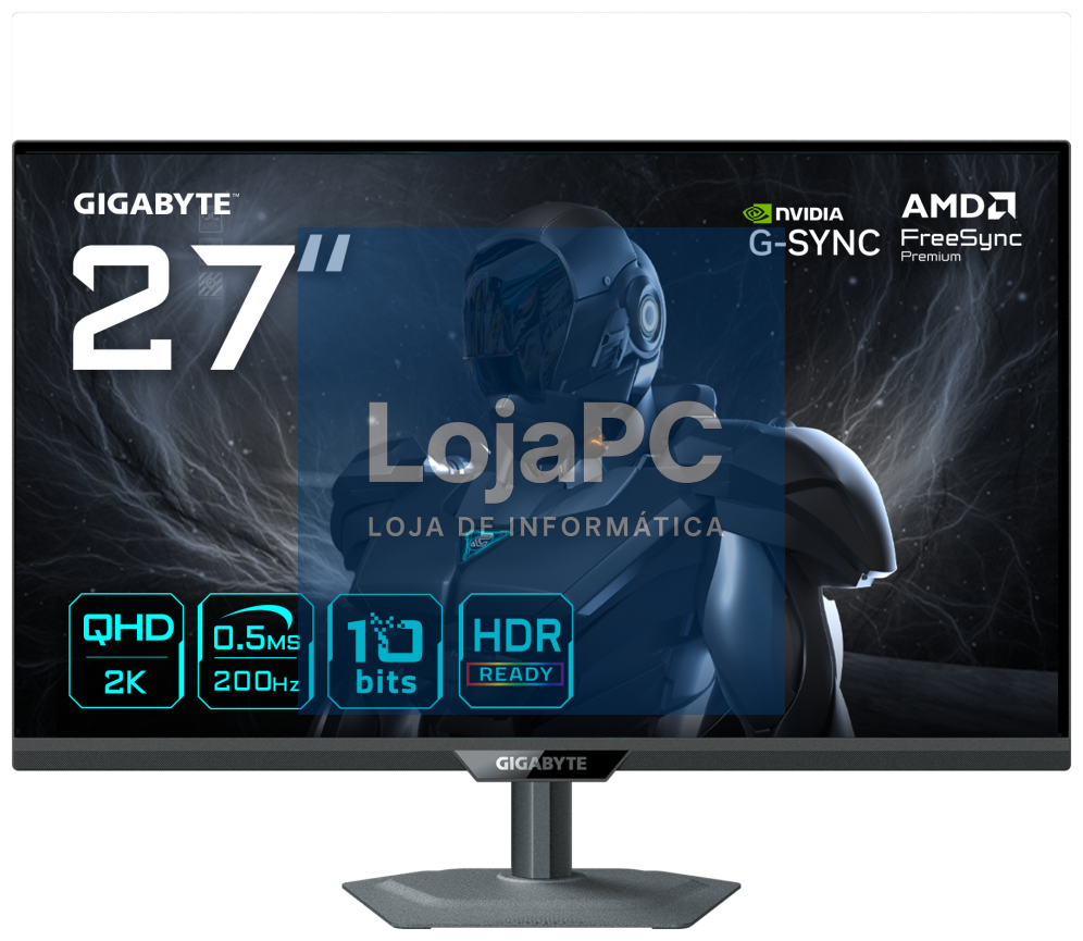 GIGABYTE G27Q20 Monitor Gaming 27" QHD