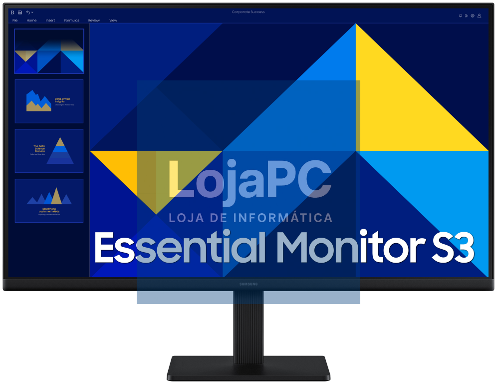 Samsung S30GD ecrã para PC 61 cm (24") 1920 x 1080 Pixeles Full HD LCD Preto