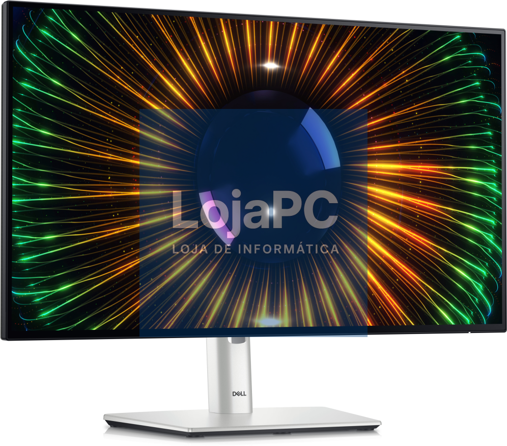 DELL UltraSharp U2424H ecrã para PC 60,5 cm (23.8") 1920 x 1080 Pixeles Full HD LCD Preto, Prateado
