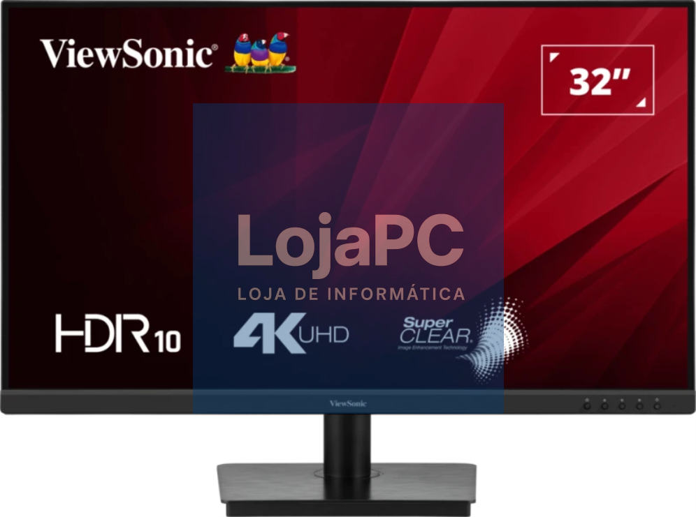 Viewsonic VA VS19992 ecrã para PC 81,3 cm (32") 3840 x 2160 Pixeles 4K Ultra HD LED Preto