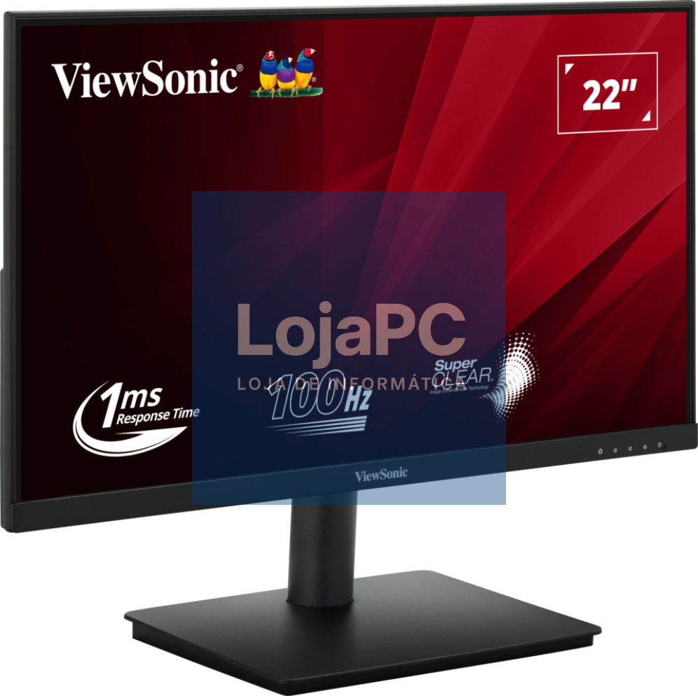 Viewsonic VA220-H ecrã para PC 55,9 cm (22") 1920 x 1080 Pixeles Full HD LED Preto
